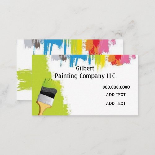 Painting Company Business Card
