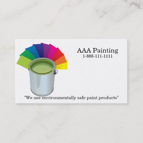 Painting Company Business Card Templates