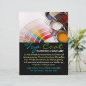 Painting Company Construction Business Flyer (Standing Front)