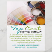 Painting Company Construction Business Flyer (Front)