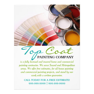 Painting Company Construction Business Flyer