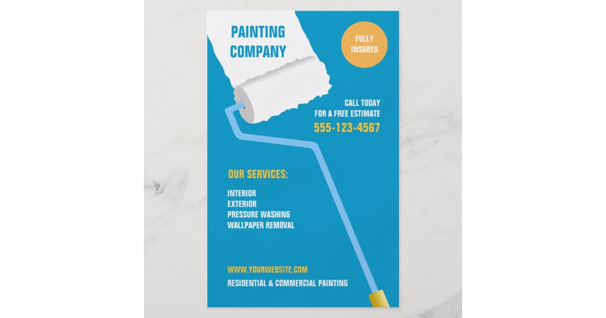 painting flyers
