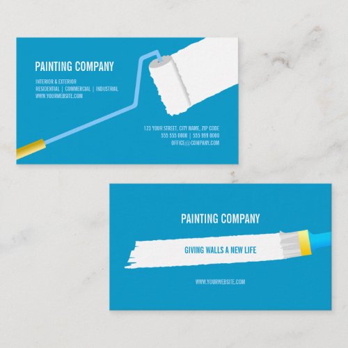 Painting Company / Contractor business card