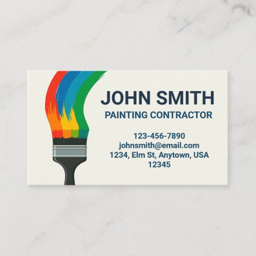 Painting Contractor Business Card