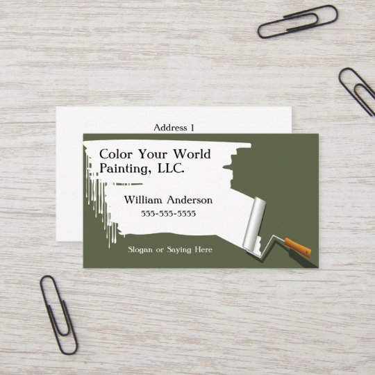 Painting Contractor Business Card