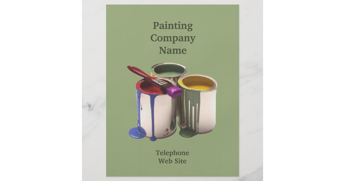 painting flyers