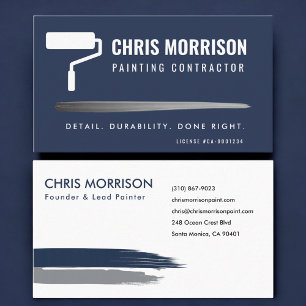 Painting Contractor Professional Business Card