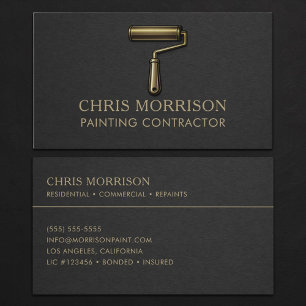 Painting Contractor Professional Business Card