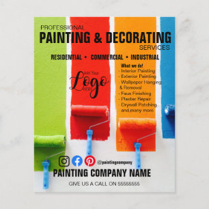 PAINTING & DECORATING business flyer