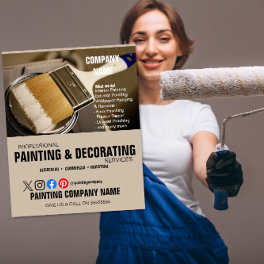 PAINTING & DECORATING flyer