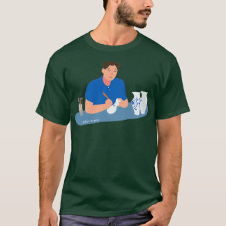 Painting Delft Blue Pottery T-Shirt