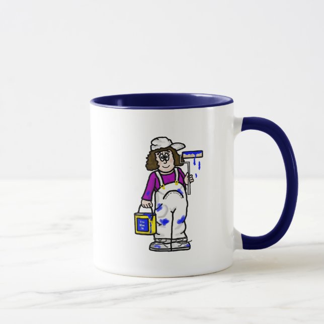 Painting Diva Coffee Mug  (Customize It!) (Right)