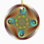 Painting - Fractal Art Ceramic Ornament