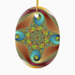 Painting - Fractal Art Ceramic Ornament