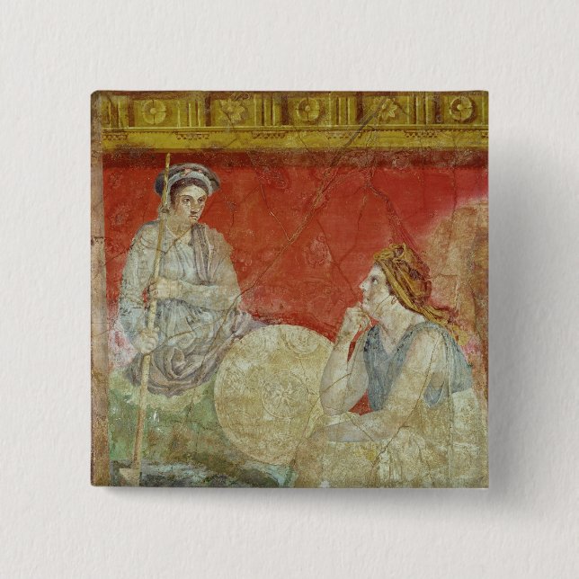 Painting from the Villa Boscoreale Button (Front)