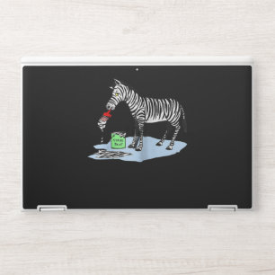 Painting   Funny Cartoon Zebra Painting HP Laptop Skin
