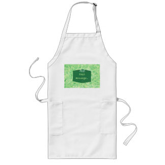 Painting Green Christmas Present Your text Aprons