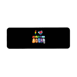 Painting I Love Rock Painting Funny Rock Painter Label