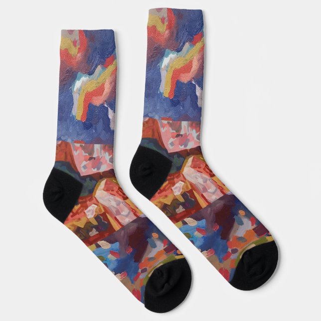 Painting III Socks (Right)