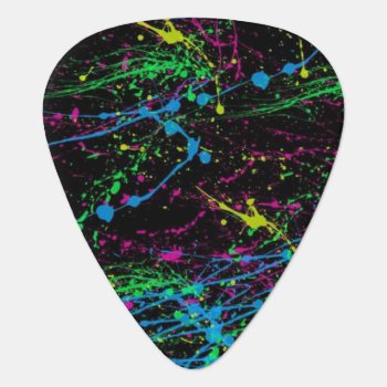 Painting In The Wind Guitar Pick by Siberianmom at Zazzle