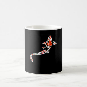 Painting Koi Carp Minimal Art Painting Meditation Coffee Mug