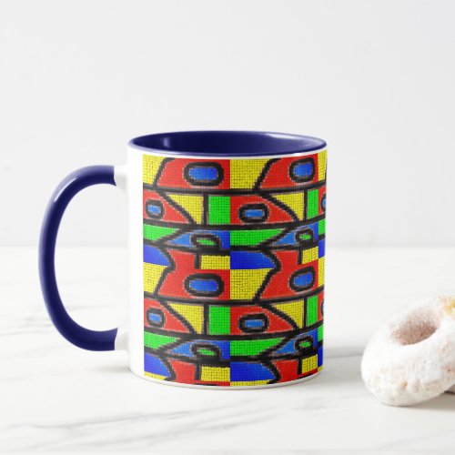 Painting La Rambla Barcelona Mug