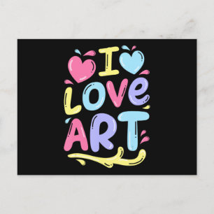 Painting Love Art Artist Painter Painting Postcard