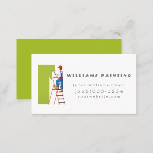 Painting Maintenance Service Business Card