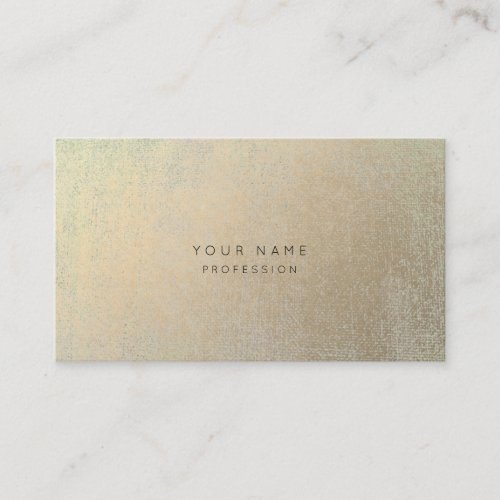 Painting Mint Green Sepia Gold Makeup Stylist Appointment Card