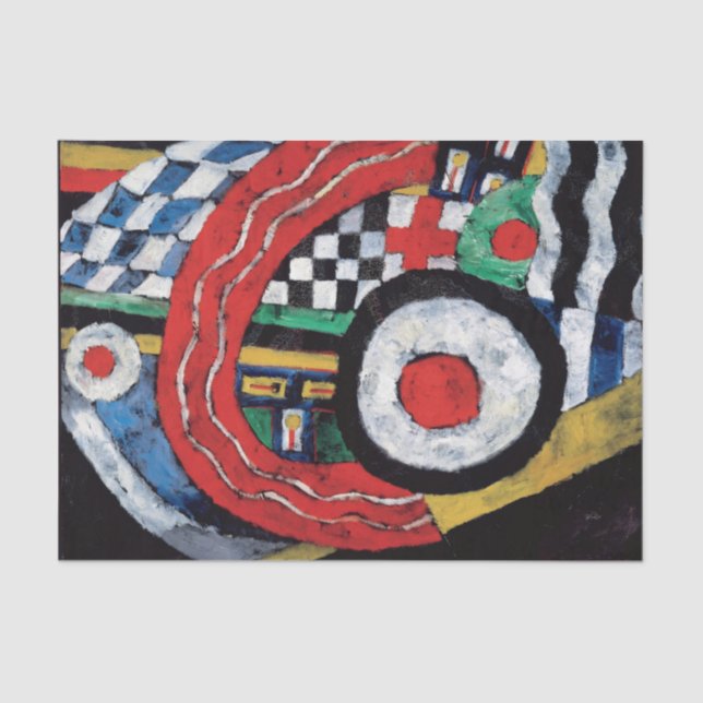 Painting No 46 by Marsden Hartley Tissue Paper (Front)