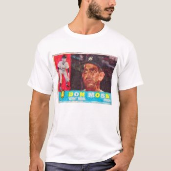 Painting Of 1960's Baseball Card T-shirt by StrumStrokesInc at Zazzle