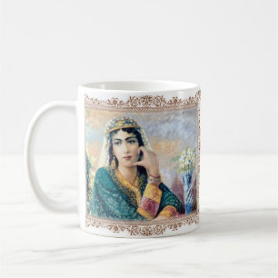 Painting of a Beautiful Persian Girl mug