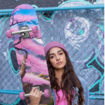 Painting Of A Cherry Blossom Tree  Skateboard<br><div class="desc">This AI-created painting in bright colors features a cherry blossom tree in historic Japan.</div>