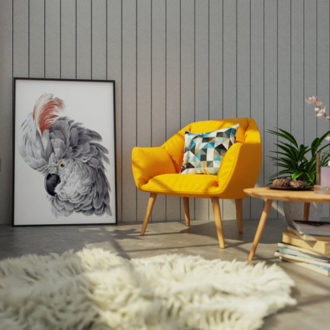 Painting Of a Cockatoo Head Parrot - Aert Schouman Poster (Creator Uploaded)