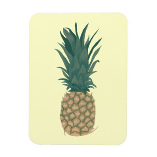Painting of a fresh pineapple by CherylsArt Magnet