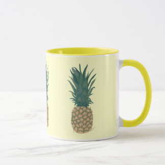 Painting of a fresh pineapple by CherylsArt Mugs