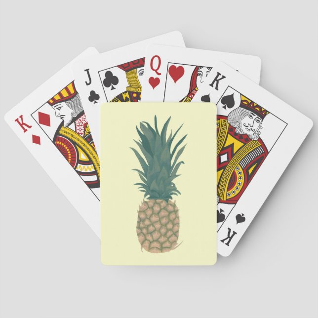 Painting of a fresh Pineapple, Playing Cards (Back)