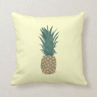Painting of a fresh Pineapple, Tropical Pillows