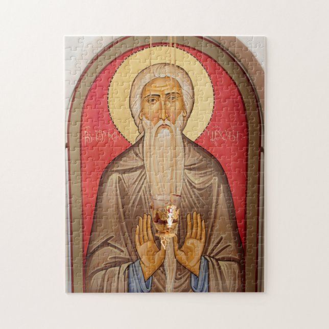Painting Of An Elderly Saint Jigsaw Puzzle (Vertical)