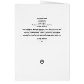 Painting of Christ Blank Card (Back)