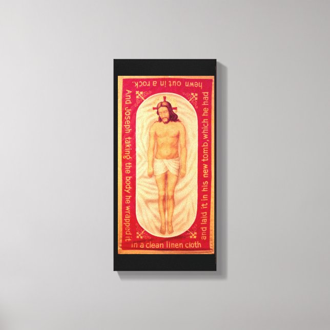 Painting of Christ Wrapped Canvas Print (Front)