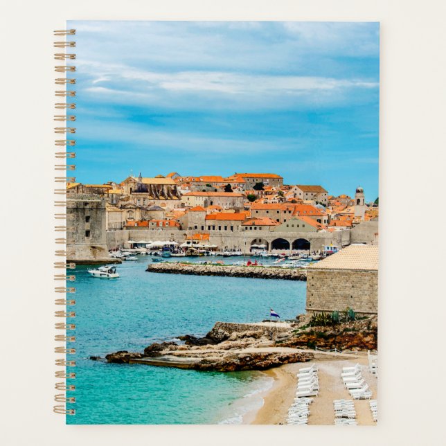Painting of Dubrovnik beach Planner (Front)