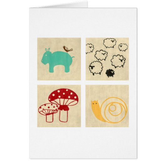 Painting of Four Children's Wood Blocks (Front)