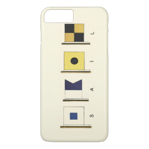 Painting of Four Flags with Sail Written Beneath iPhone 8 Plus/7 Plus Case