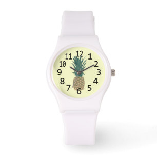 Painting of fresh Pineapple by CherylsArt Watches
