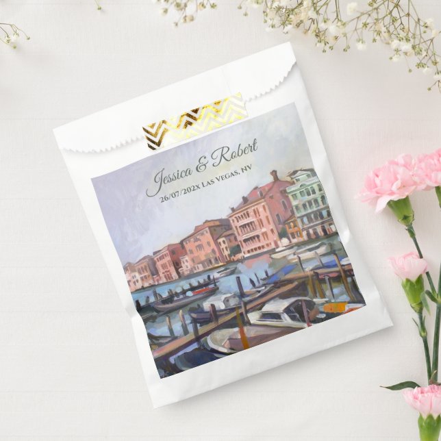 Painting of Grand Canal, Venice, Italy Favor Bag (Sealed)