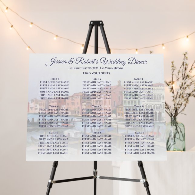 Painting of Grand Canal, Venice, Italy Foam Board (In Situ (Stand))