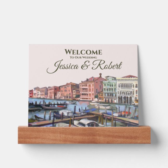 Painting of Grand Canal, Venice, Italy Picture Ledge (Front)