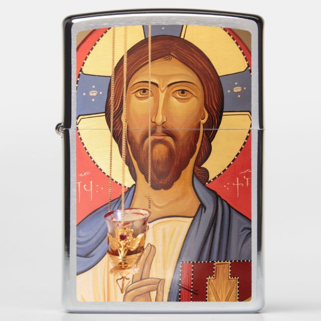 Painting Of Jesus Zippo Lighter (Front)