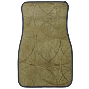 Painting of Linked Circles by Jennifer Goldberger Car Floor Mat